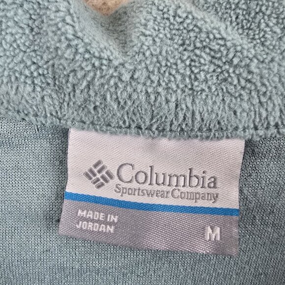 Columbia Sportswear Womens Fleece Pullover Long Sleeve Blue Zip Collar - Picture 3 of 6